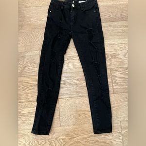 PAPAYA BLACK SKINNY JEANS SIZE 3